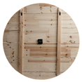 thumbnail image 2 of 36" Rustique Lavé Planche de Bois Gris Sans Cadre Wall Horloge, 2 of 5