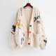 thumbnail image 3 of Suéter tipo cárdigan de estilo coreano para mujer, estilo holgado, de primavera y otoño, suéter corto holgado, top de otoño, 3 of 5