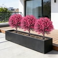 thumbnail image 4 of Aff*ordable！Outdoor Artificial Cedar Topiary Tree with Ground Insert Spike, Faux Evergreen Shrub for Front Yard Walkway, No Maintenance Potted Plant for Porch Home Decor, 4 of 6
