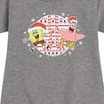 thumbnail image 3 of SpongeBob SquarePants - Spongebob Patrick Candy Canes - Toddler & Youth Girls Fleece Dress, 3 of 6