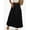 Black, variant on IUYRTFE Women's Bohemian Maxi Skirt with Drawstring Pockets Elastic Waist Loose Fit Summer Casual Long Skirt