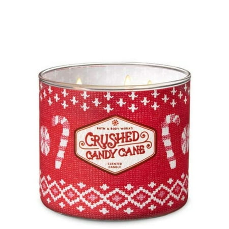 Bath and Body Works Crushed Candy Cane Scented 3 Wick Candle Winter 2018, as always each and every item you purchase with this one ships for only 2.., By Bath Body