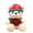 D, variant on Christmas Sweater Bear Stuffed Animal, Knit Santa Hat Bear Plush Toy for Holiday Decoration Gift(A)