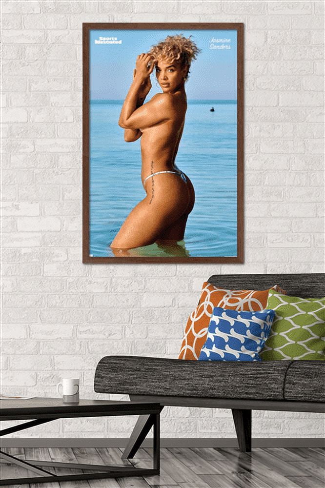 Sports Illustrated: Swimsuit Edition - Jasmine Sanders 22 Wall Poster, 22.375" x 34" Framed