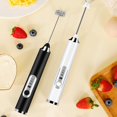 thumbnail image 4 of Dujiujun Electric Frother Mixer Whisk Beater 3-Speeds USB Rechargeable Handheld Food Blender Coffee Milk Drink Egg Stirrer Cordless Portable Design Kitchen Tool, 4 of 8