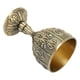 thumbnail image 4 of Copa De Vino Grabada En Relieve De Metal, Aleación De Zinc Con Estampado De Flores De Copa De Vino De Metal A Prueba De Herrumbre Para Regalos ANGGREK  Otros, 4 of 8