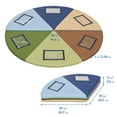 thumbnail image 2 of ECR4Kids SoftZone Picture Me Folding Activity Play Mat, Daycare Essentials, Earthtone, 2 of 9
