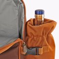 thumbnail image 5 of Picnic Backpack Kit - Set for 4 Person With Cooler Compartment, Detachable Bottle/Wine Holder, Fleece Blanket, Plates and Flatware Cutlery Set (Plaid Tartan - Brown), 5 of 7