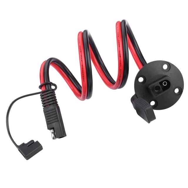 VONKY SAE to SAE 4Pin Adapter Adaptor Cable Portable Motorcycle Converter Dustproof Cap Extender Accessories Replacement