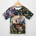 thumbnail image 5 of Cuphead T-Shirts for Boys Girls, Kids 3D Print Short Sleeve, Unisex Crew Neck Tee Shirts for Youth, 5 of 9