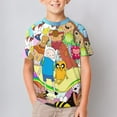 thumbnail image 5 of Adventure Time T-Shirts for Boys Girls, Kids 3D Print Short Sleeve, Unisex Crew Neck Tee Shirts for Youth, 5 of 9