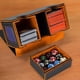 thumbnail image 5 of Caja de Almacenamiento de Tarjetas para Más de 200 Tarjetas, Estuche para Mazos de Cartas , Organizador de Tarjetas con 4 Divisores Naranja, 5 of 7