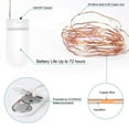 thumbnail image 5 of LED String Lights | 10-Pack Battery Operated Copper Wire Fairy Lights | 1 Meter Length | 10 LEDs Per Strand | Flexible Decorative Lighting for Party Wedding Holiday Home | Easy Hide Mini Battery Box, 5 of 7