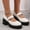 White, variant on Women Mary Janes Platform Round Toe Patent Synthetic Dress Shoes Casual School