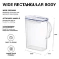 thumbnail image 3 of Jarra de agua para puerta de nevera LOCK & LOCK Aqua sin BPA, 3 litros, 3 of 6