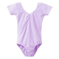 thumbnail image 2 of BULLPIANO Gymnastics Leotards for Girls Ballet Dance Toddler Leotard Short Sleeve Bodysuit Basic Leotard for Dance Ballet, 2 of 4
