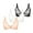 Black+White+Beige, variant on Lace Bra See Through Wirefree Bralette for Women