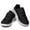 Black, variant on Adjustable Closure Diabetic Shoes - Extra Wide Width, Slip-On Design for Elderly & Swollen Feet, Ideal for Lymphedema & Comfortable Walking