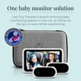 thumbnail image 5 of Tiny Traveler Baby Monitor Cámara portátil para coche de bebé con cámara adicional y kit de viaje, cámara inalámbrica para coche de bebé con sonido, visión nocturna HD 720p monitor de pantalla táctil, 5 of 5