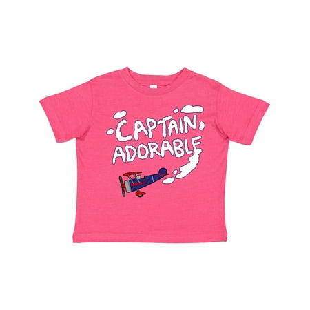 

Inktastic Plane Captain Adorable Gift Toddler Boy Girl T-Shirt