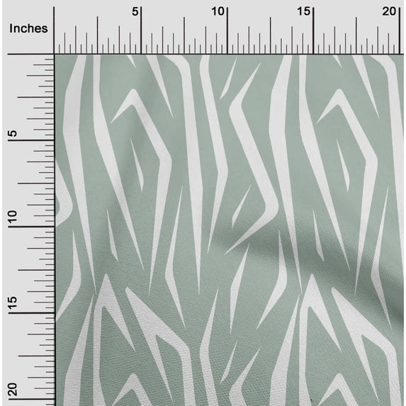 oneOone Viscose Jersey Dusty Green Fabric Skins Animal Sewing Craft Projects Fabric Prints By Yard 60 Inch Wide
