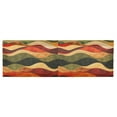 thumbnail image 6 of Yayeee Kitchen Valance Rod Pocket 54" x 18" Living Room Window Curtain, Abstract Desert Pattern, 6 of 6