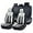 Gray, variant on for Volkswagen Tiguan 2009-2025 Car Seat Covers, Gray Car Seat Covers, Waterproof PU Leather, Full Set of 5 Seats, Wear Resistance, Non-Slip, Suitable for All Seasons