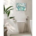 thumbnail image 6 of Farmhouse Flower Bathroom Decor Wall Art Rustic Butterfly White Floral Pictures Wall Decor Relax Soak Unwind Bathroom Sign Canvas Painting Prints Artwork Home Decor Framed for Bedroom 12inx16in, 6 of 6