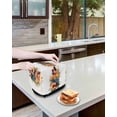 thumbnail image 4 of Fsddascl Parrot Toaster Cover 4 Slice, Large Kitchen Appliance Covers, Spring Floral Botanical Blossom Motif Toaster Oven Cover with Loop, Bread Machine Cover Polyester Dust Cover Protection, 4 of 5