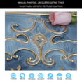 thumbnail image 4 of Faux tin ceiling tiles 3D embossed wall panels for Cafes and Bars PL19 Smoked gold 10Pcs/pack, 4 of 9
