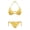 Bees Pattern, variant on Polyester Spandex Two Piece Bathing Suit for Women Sexy 2 Piece Halter Bikini Set Cartoon Dinosaur Pattern