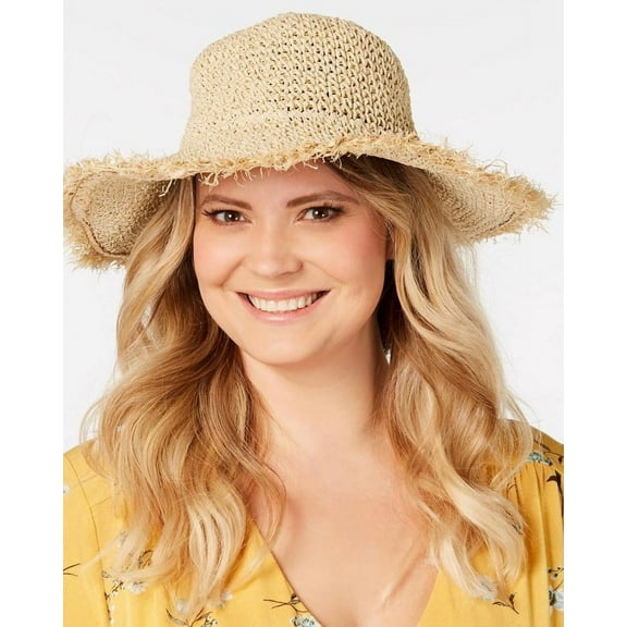 Steve Madden Frayed Crochet Bucket Hat