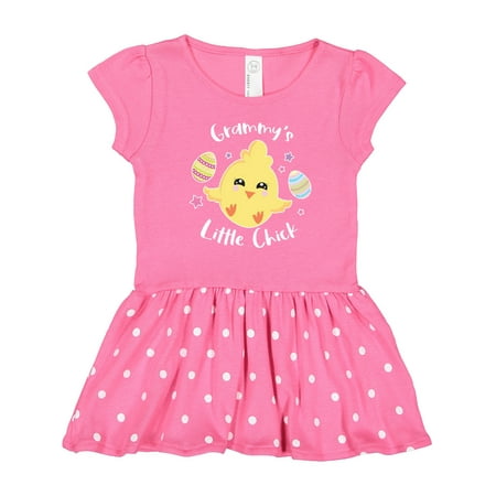 

Inktastic Happy Easter Grammy s Little Chick Gift Toddler Girl Dress