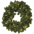 thumbnail image 1 of 24 inch(s)  160 Tip Battery Operated Pine Wreath, 1 of 2