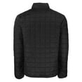 thumbnail image 3 of Men's Cutter & Buck Black Rocket City Trash Pandas Rainier PrimaLoft Big & Tall Eco Insulated Full-Zip Puffer Jacket, 3 of 3