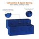 thumbnail image 4 of Cubos de almacenamiento plegables de tela con asas, 10.5 x 10.5 x 11 pulgadas, azul marino, paquete de 6, 4 of 6