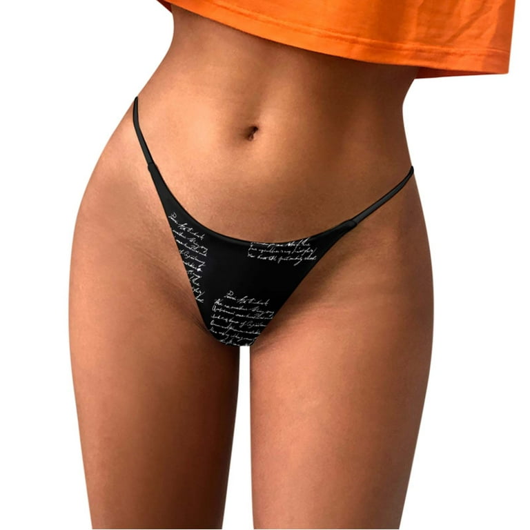 LEVAO Seamless Thongs for Women No Show Panties VPL-Free Underwear Cotton  Thongs Sexy G-String Panties 6 Pack S-XL