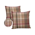 thumbnail image 2 of Outdoor Pillow Covers Throws Fall Retro Tartan Stripe,Waterproof Pillow Cases Pack of 2 Thanksgiving Vintage Plaid,Durable Cushion Cover Pillowcase for Patio Balcony Couch Garden, 2 of 7