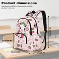 thumbnail image 6 of Jeiento Cute Cow Kids Girls Backpack Set 17 Inch 4-Piece Lunch Bag Pencil Case Water Bottle Holder Pink Lightweight Large Capacity School Bookbag for Elementary Middle School Students, 6 of 7