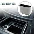thumbnail image 3 of Unique Bargains Car Trash Can Portable Car Door Trash Bin White 1 Pc 7.1" Length 3.2" Width 5.1" Height ABS, 3 of 6