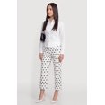 thumbnail image 3 of Women's Long Sleeve Solid Button Front Poplin Shirt, 3 of 4