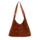 thumbnail image 5 of Damas Bolso de hombro de terciopelo elegante Bolso de bolso de bolso de semental de lujo Bolsa de bolso (marrón), 5 of 8