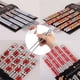 thumbnail image 1 of Palillos de acero inoxidable 5 pares - 304 palillos metálicos reutilizables para lavavajillas con agarre antideslizante, diseño hueco de 8,85 pulgadas para sushi y comida asiática, 1 of 7