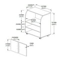 thumbnail image 5 of Pemberly Row Chariot de Cuisine pour Micro-Ondes, Blanc, 5 of 5