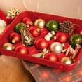 thumbnail image 4 of Sterilite 20 Compartment 3" Ornament Storage Case with Lid, Red | 19766606, 4 of 5