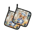 thumbnail image 2 of Corgi The Chef Pair of Pot Holders, 2 of 2