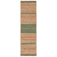 thumbnail image 3 of SAFAVIEH Natural Fiber Seanna Striped Area Rug, Natural/Green, 8' x 10', 3 of 10