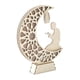 thumbnail image 3 of Estatua de madera con forma de luna y estrella y lámpara para decoración de mesa Eid Mubarak para tienda. Estilo B, 3 of 9