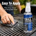thumbnail image 2 of Homellea Grill Cleaner Spray, 3.38 Fl Oz Oven and Grill Grease Remover with Cleaning Cloth for BBQ Grates, Racks, Stove Tops, Pans and Kitchen Cleaning, 2 of 8