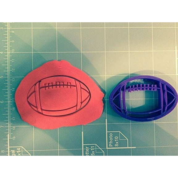 Football Cookie Cutter- Fast Shipping - Sharp Edges - Exceptional Quality